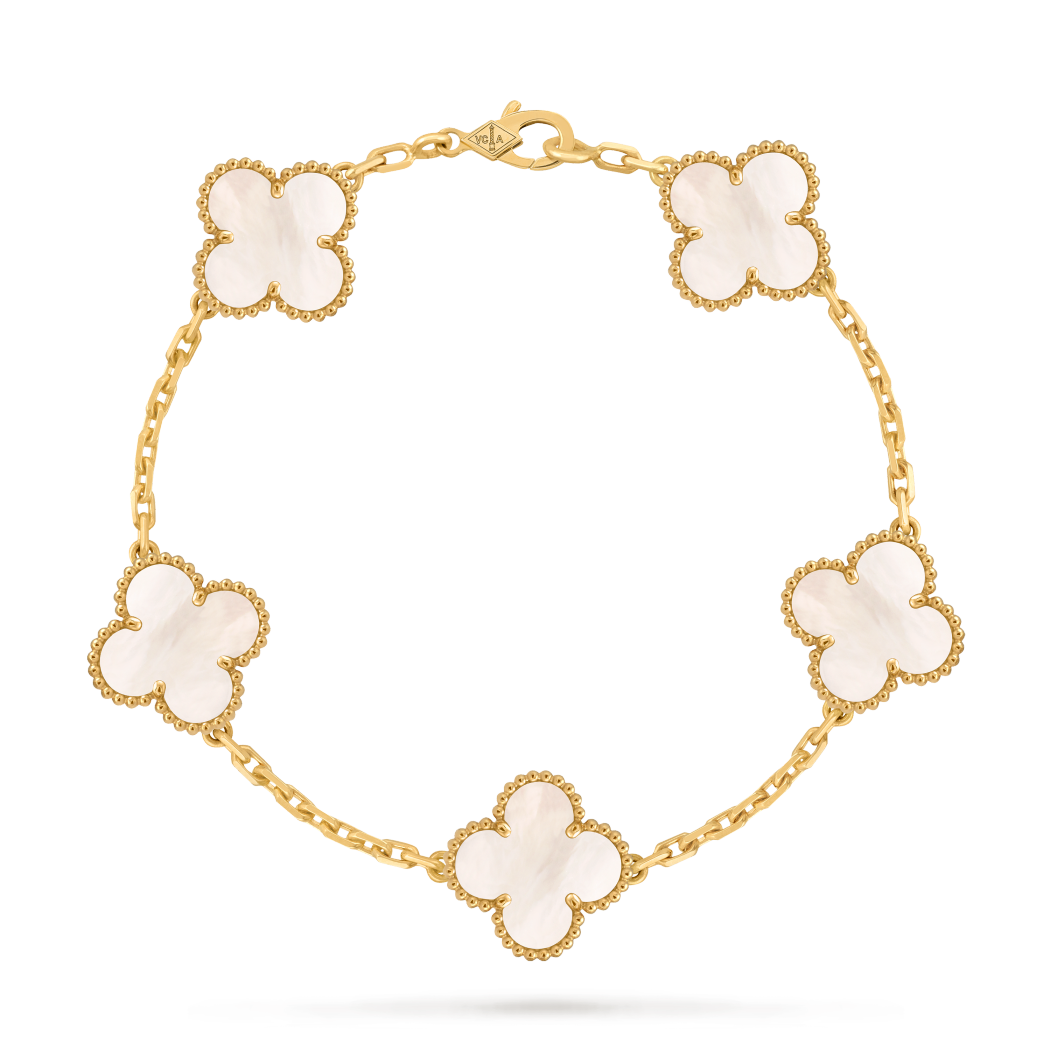 Mother of Pearl Gold Bracelet
