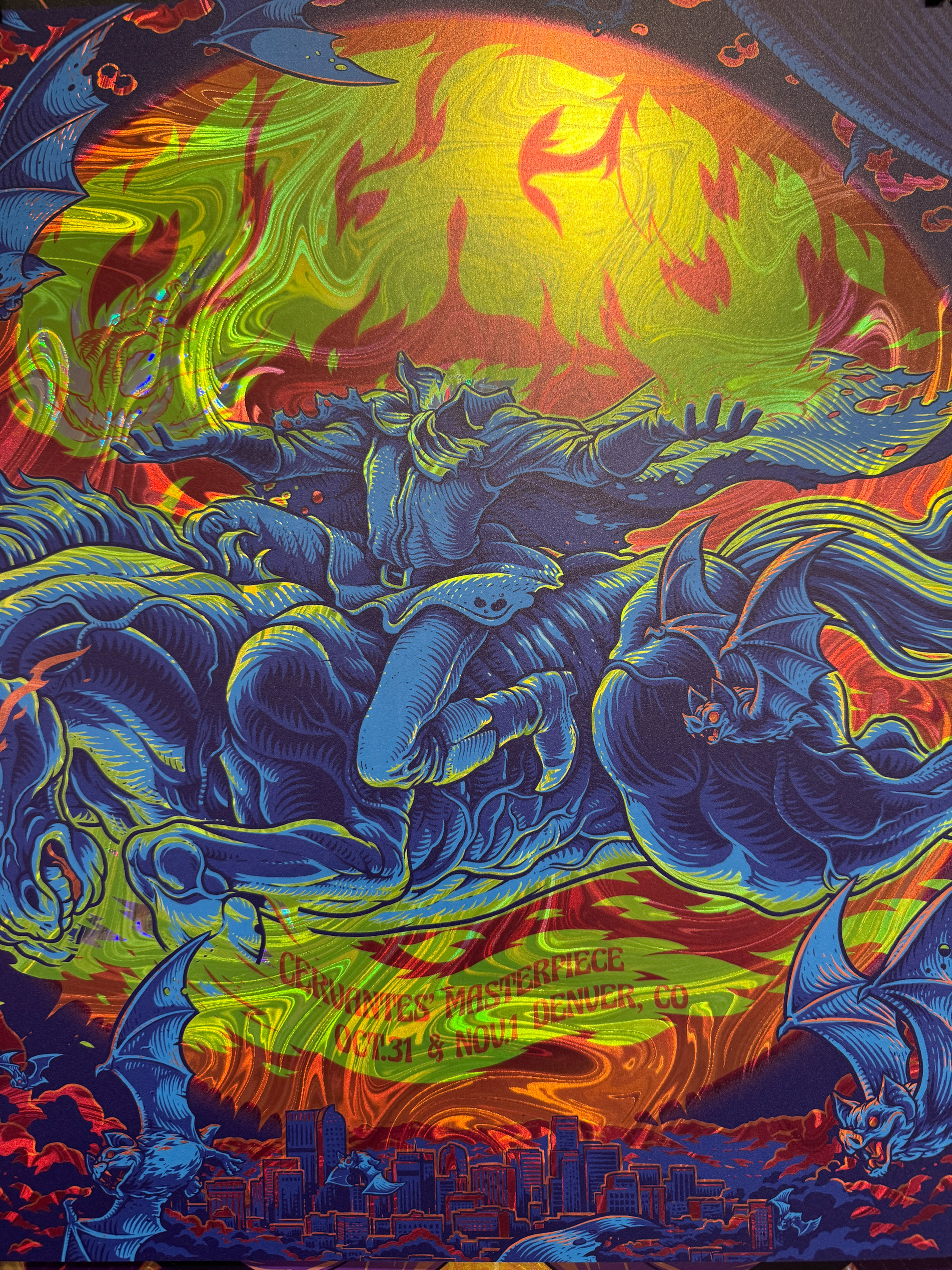 Eggy Haloween Poster Foil Edition