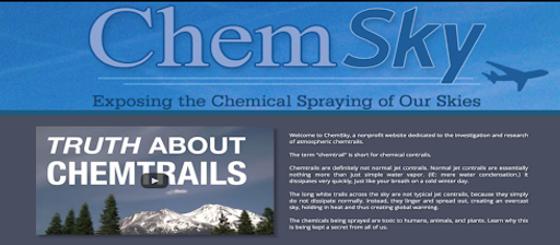 Chem sky image for information links page clear skies Iowa