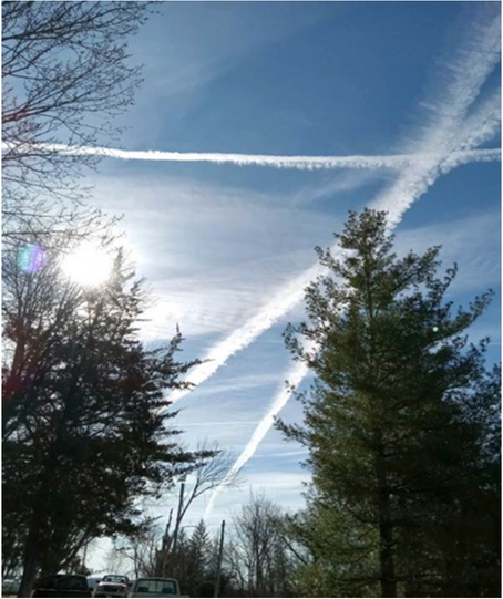 On Sunday, March 2, 2025, a full onslaught of chem trail/geoengineering spraying was experienced over Iowa !