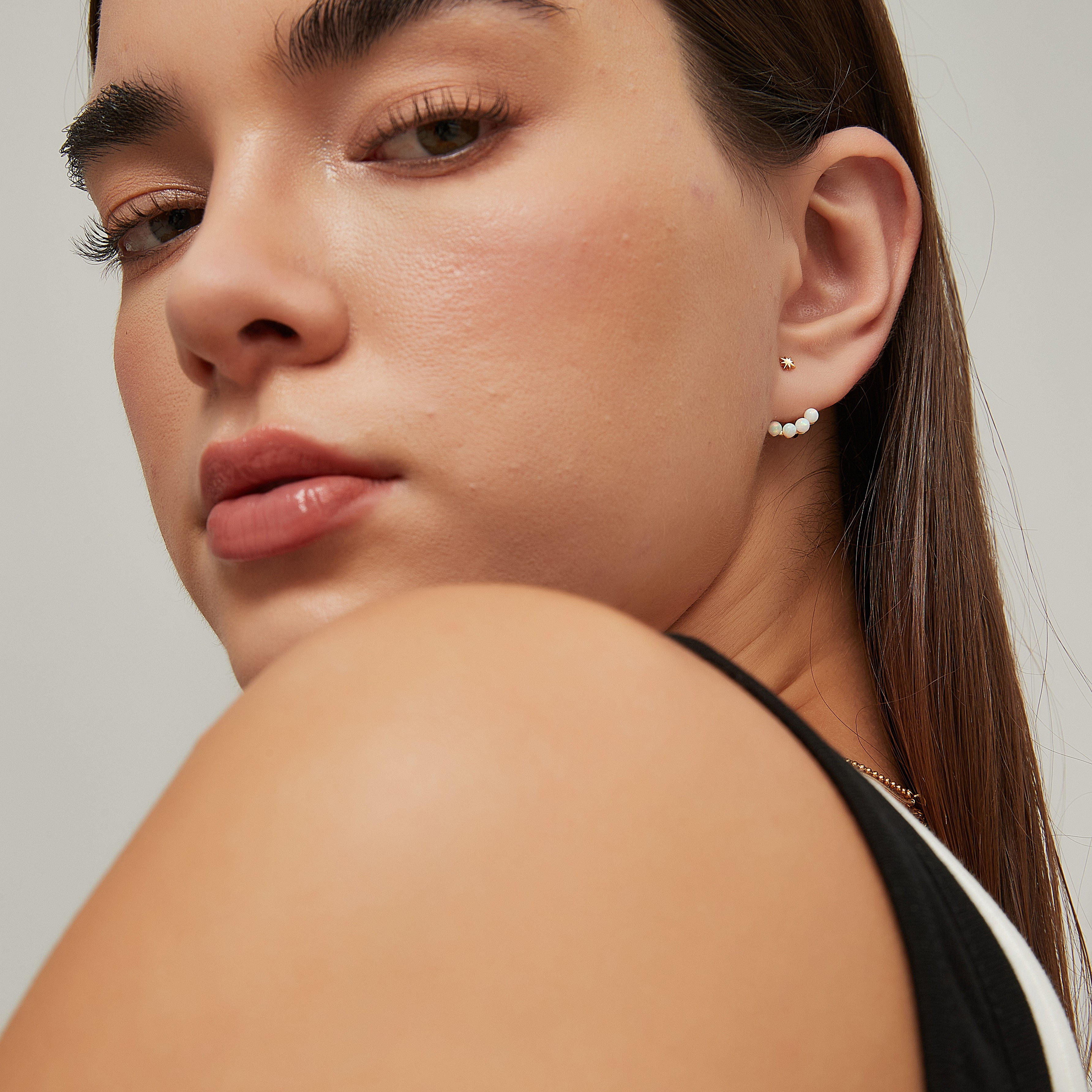 OPAL EAR JACKET EARRINGS