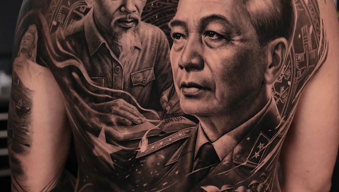 Vo Nguyen Giap Tattoo | Vietnamese Heritage Tattoo by Dang Huong Art
