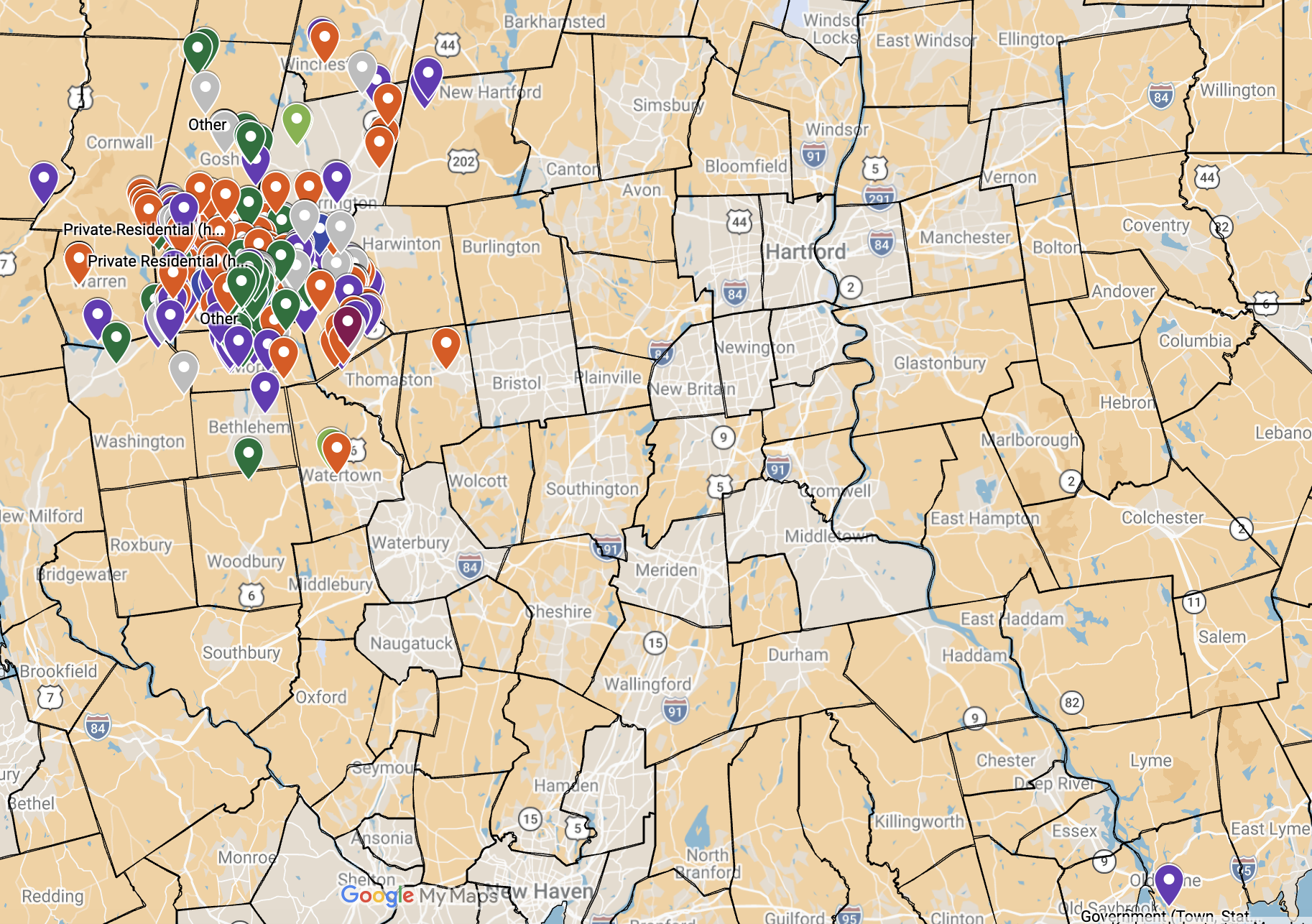 Pollinator Pathway Map