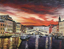Carina Imbrogno | Venice sunset | Pastel | UNITED STATES OF AMERICA