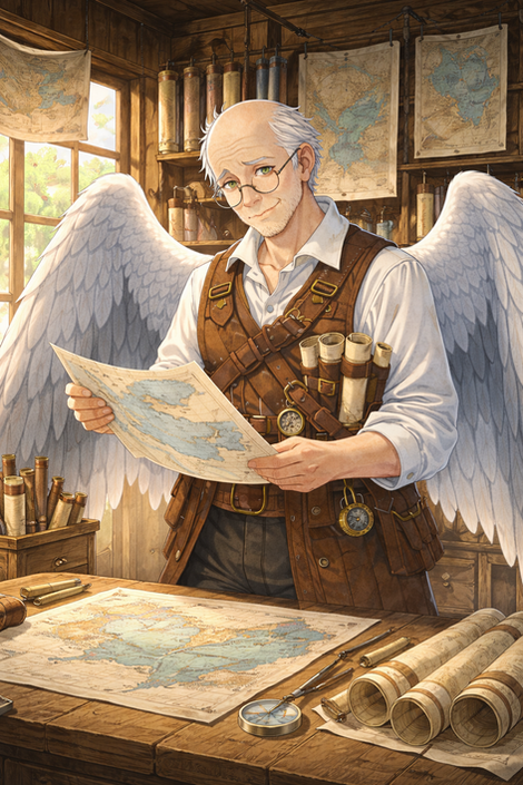 Winged Cartographer from Tidalora