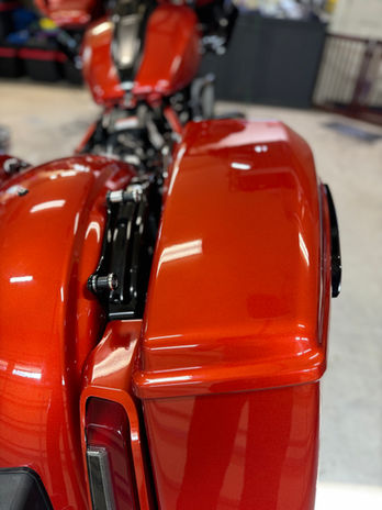 ceramic coating on motorcycle harley davidson 2