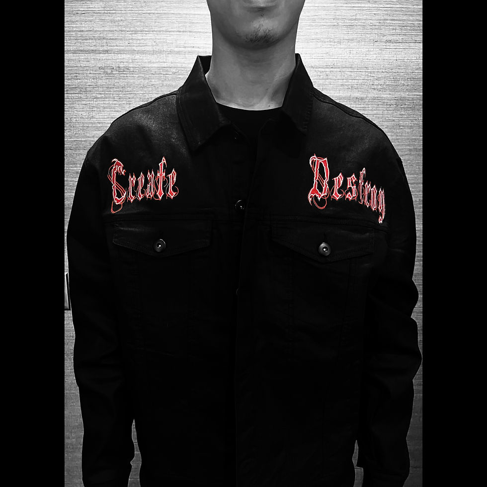 Thumbnail: Wax Denim Trucker Jacket