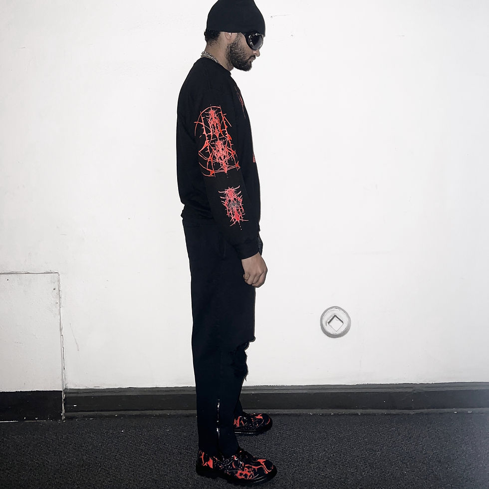 Thumbnail: No Rivals Studios brand thermal longsleeve shirt
