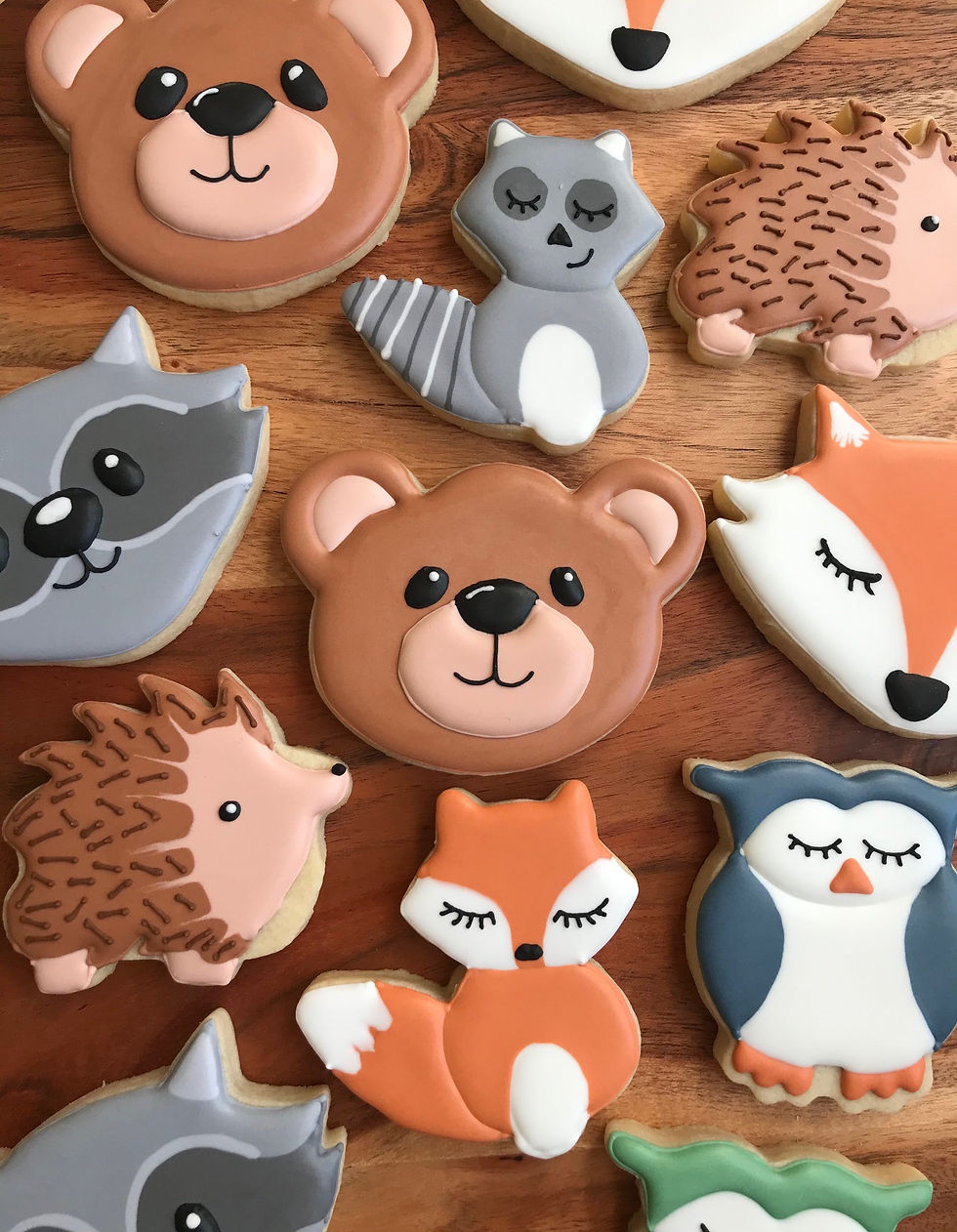 Pittsburgh Custom Cookies - Woodland Animals