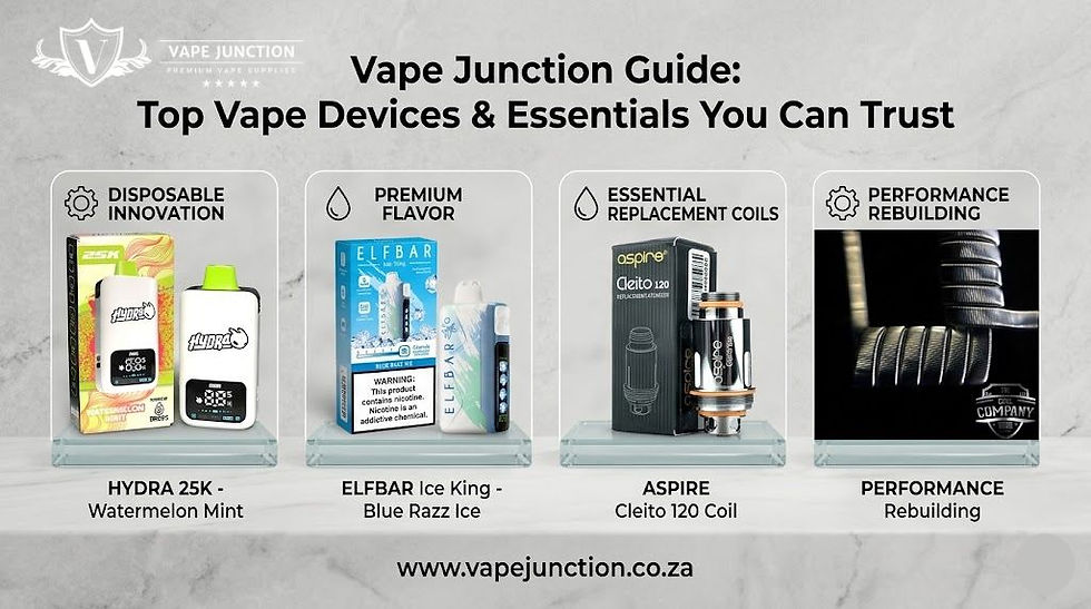 Vape Junction Top Vape Kits, Coils & Elf Bar Ice King