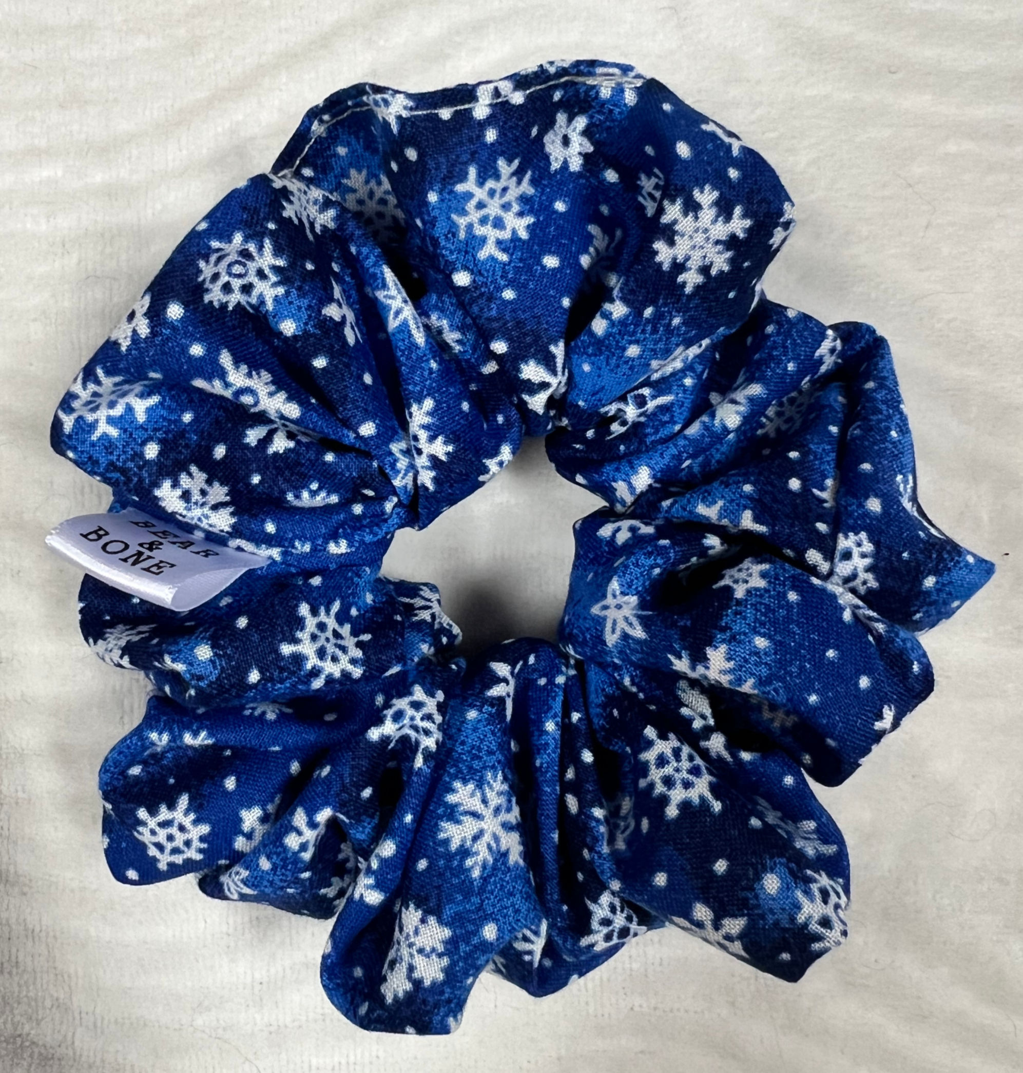Recycled Luxe Scrunchie - Blizzard