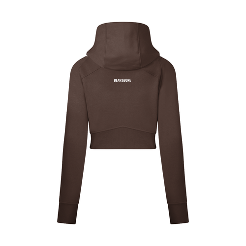 Fitted Crop Zip Hoodie | BEAR & BONE