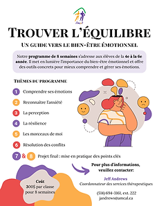 Trouver l'équilibre 2026