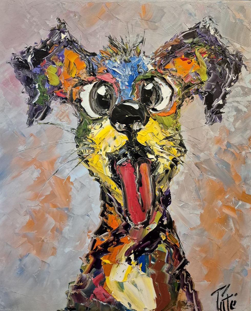 PILOU LE CHIEN 46 X 38