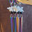 Thumbnail: Rainbow Spike Rattlesnake Vertabrae & Black Agate Bead Earrings