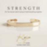 Mothers Day -18K Gold Bracelet | Strength