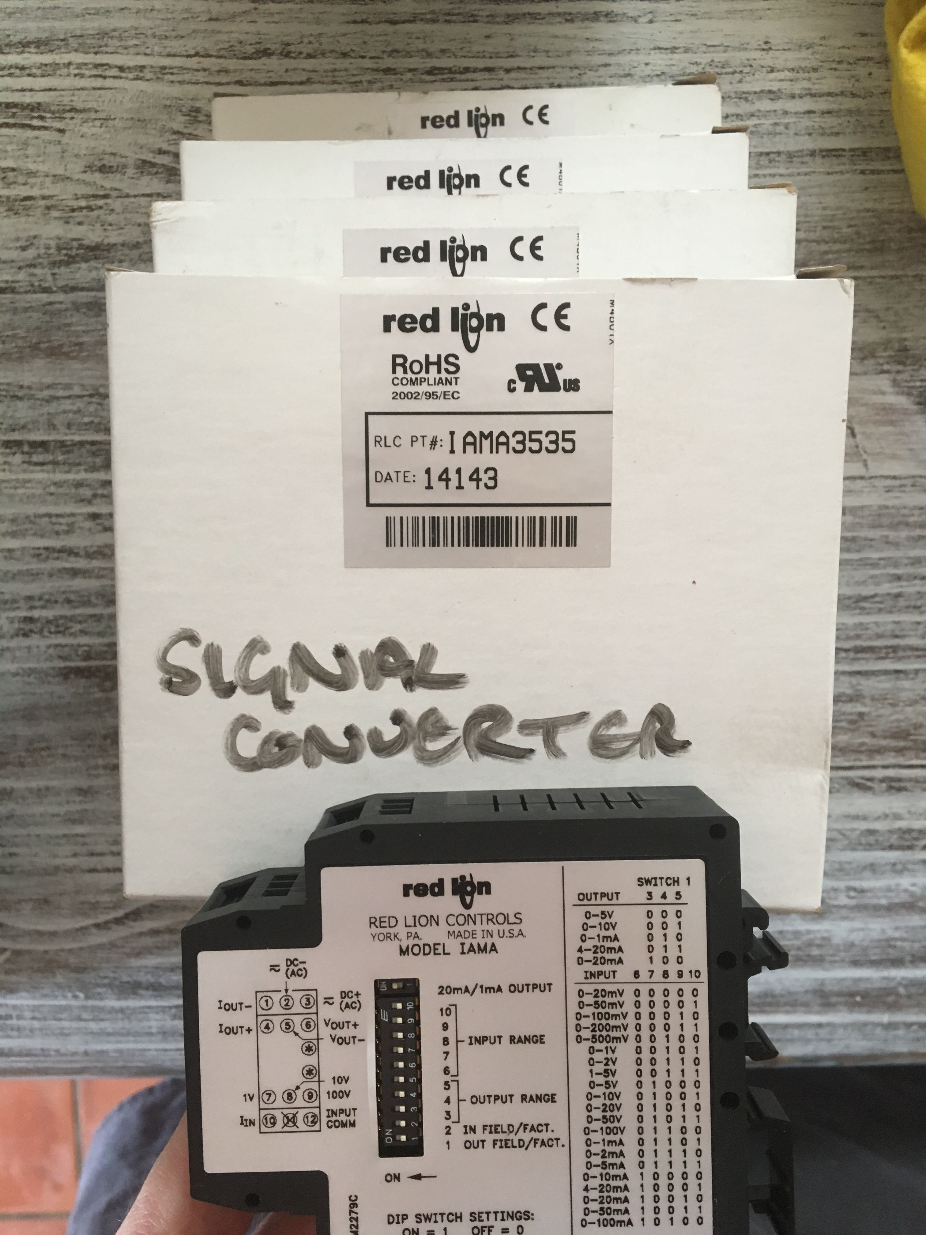 RED LION SIGNAL CONVERTERS (5X In stock)