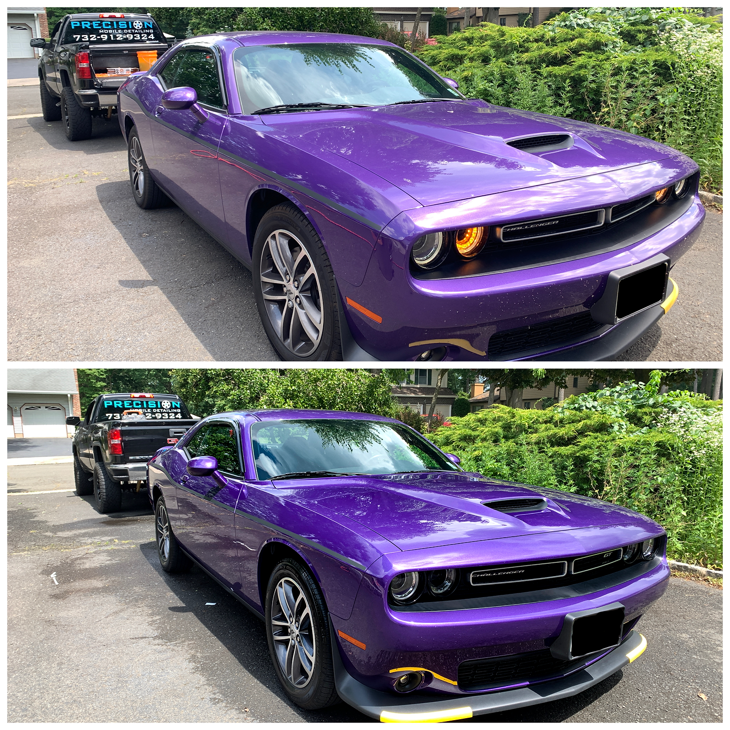 exterior, before and after, precision mobile detailing