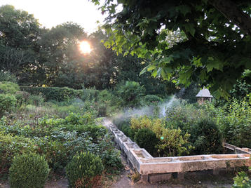 Manoir de l'Aumônerie - Travaux d'aménagement du jardin médiéval