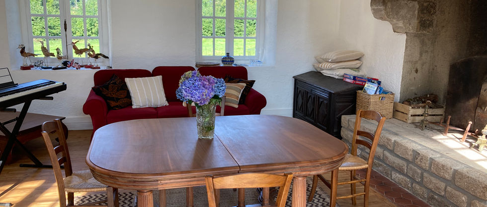 Domaine de la Motte-Basse - Gîte de l'Orangerie - Salon