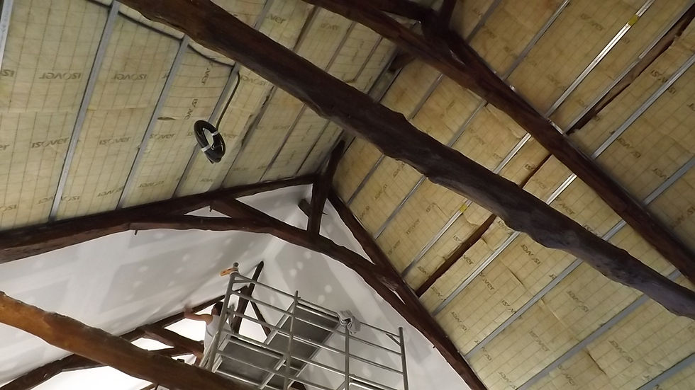 Isolation plafond de combles