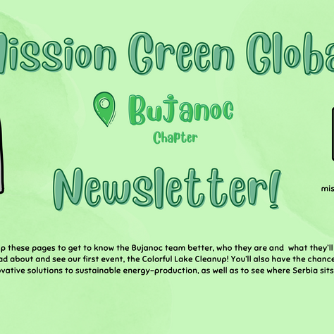 MGG Bujanoc, Serbia: Environmental Action | Weekly Newsletter #1
