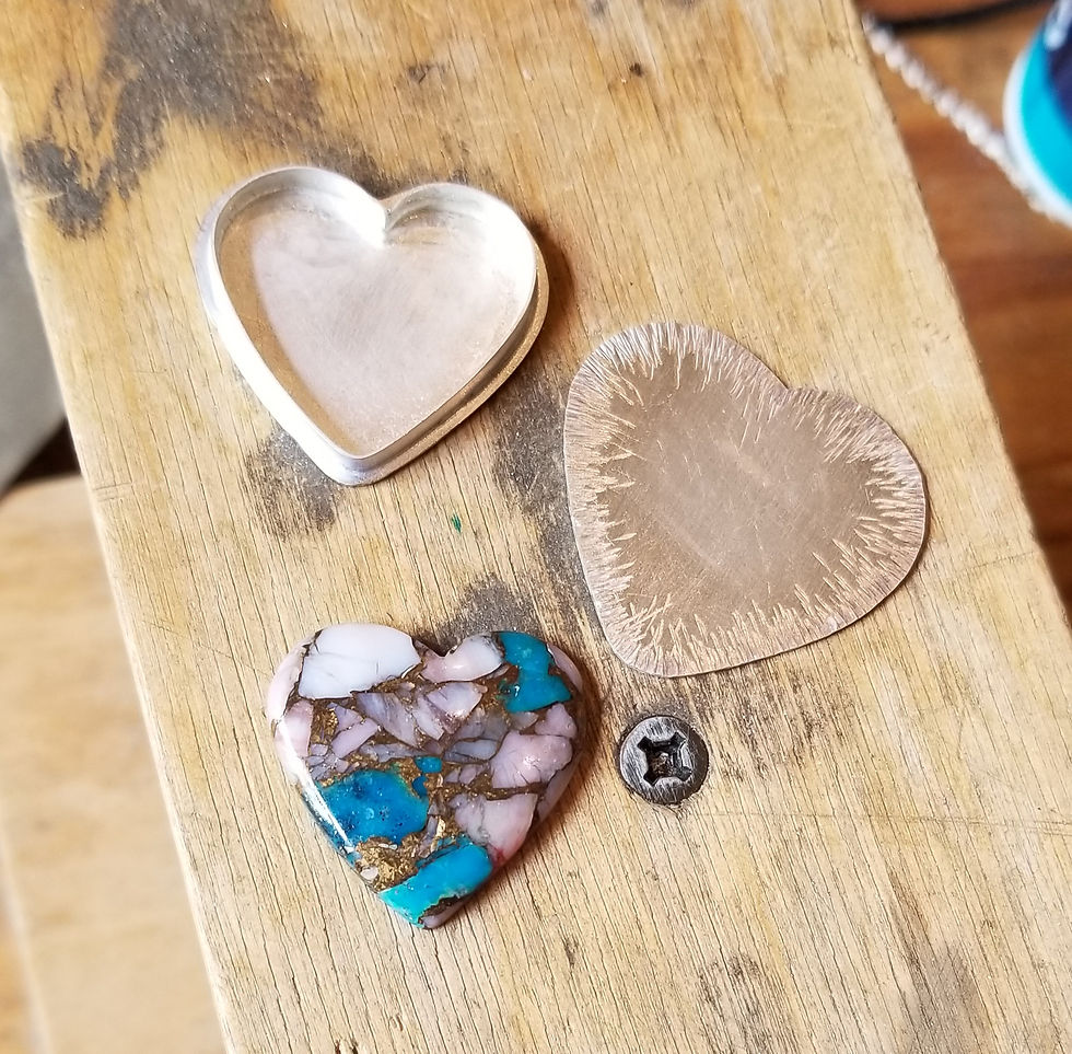 Thumbnail: Sterling Silver Turquoise Heart Leather Bolo Tie