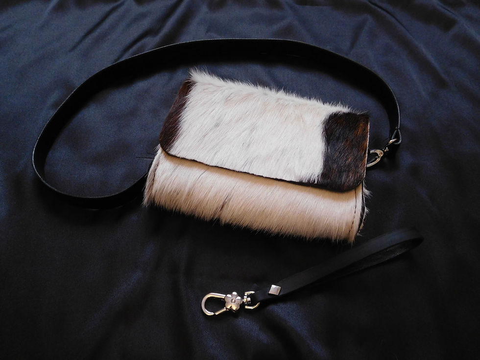 Thumbnail: handmade leather purse harness accessories houston