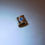 Thumbnail: Sterling Silver, Brass & Blue Topaz Spinner Ring