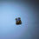 Thumbnail: Sterling Silver, Brass & Blue Topaz Spinner Ring