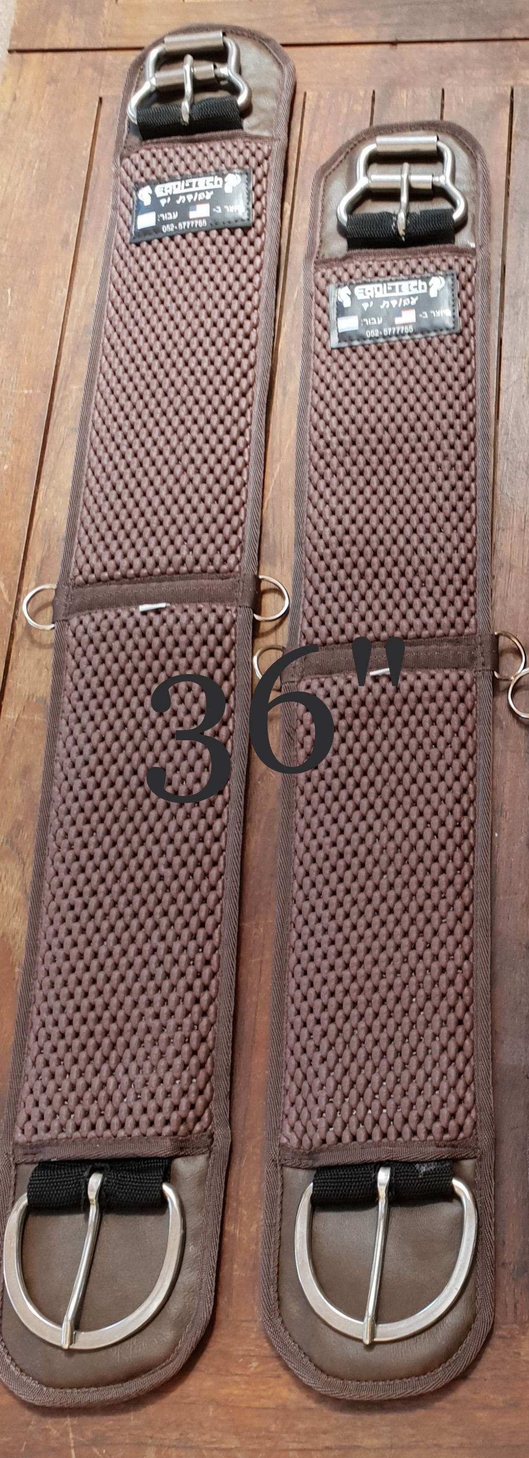 ארוך במיוחד 36" - חגורת בטן ניאופרן וופל בלגי