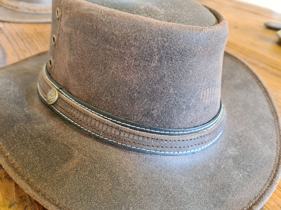 תמונה ממוזערת: Longford לונגפורד כובע עור אוסטרלי