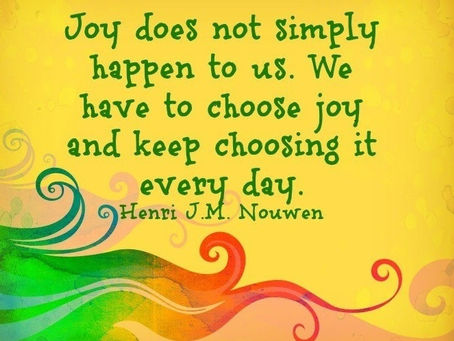 Finding Time For Joy