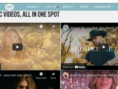 CMT adds Steffi Jeraldo's Official Music Video for "Wildfire Mind"