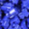 Dark Blue train shaped plastic pony beads