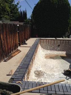 Brick pool coping new