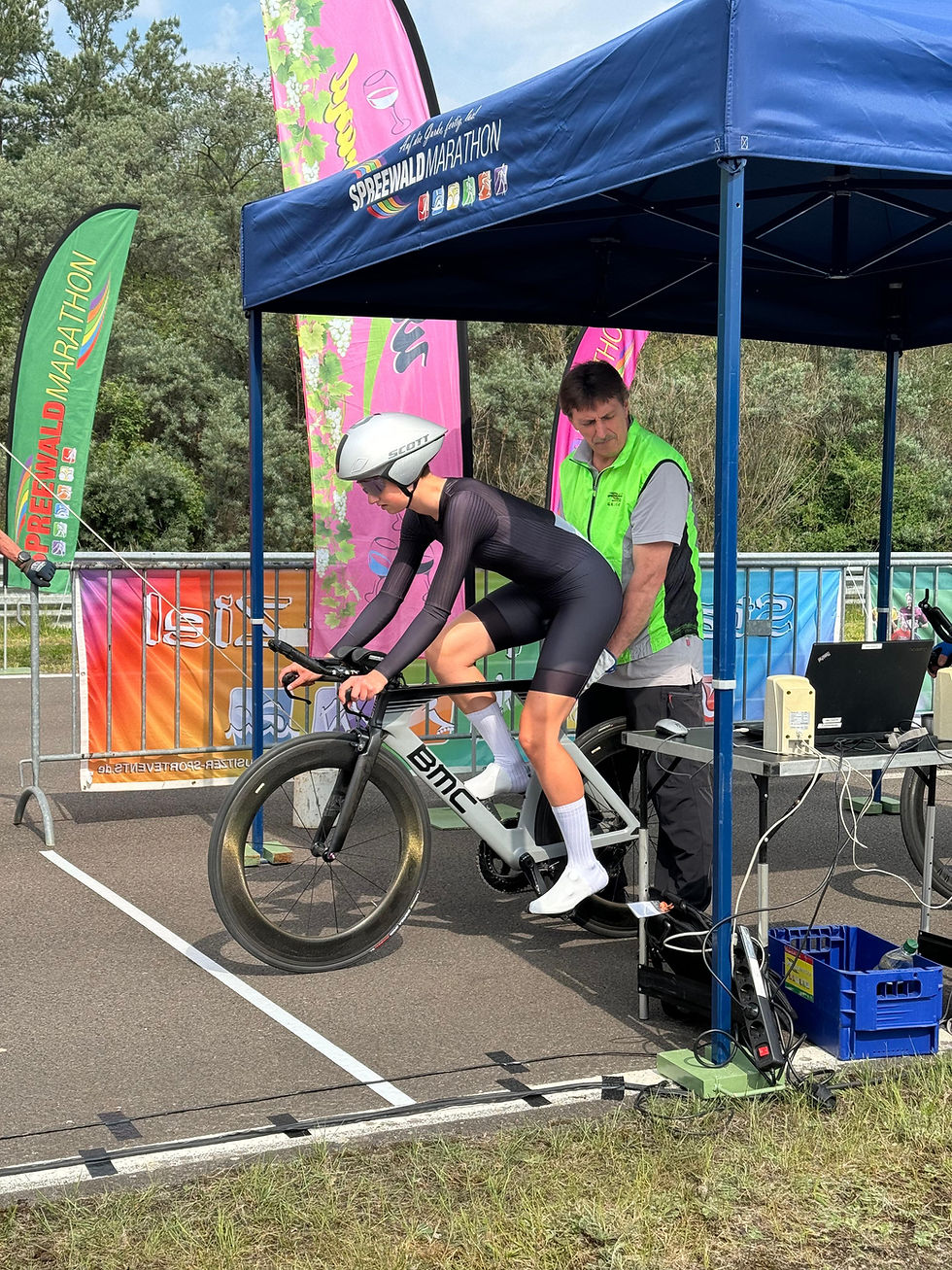 Paula Thieme | Einzelzeitfahren Klettwitz |  Wheel Divas | Frauenradsport | Berliner Radsportverein | gleiche Teilhabe | Diversität | Gleichberechtigung | Radsportteam 2024 | Frauenradsporteam | Berliner Radsportverband