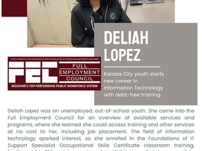 Deliah Lopez: KC Youth Starts New Career in IT