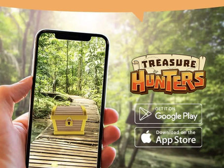 🌎 📳 We recently started playing Treasure Hunters!!