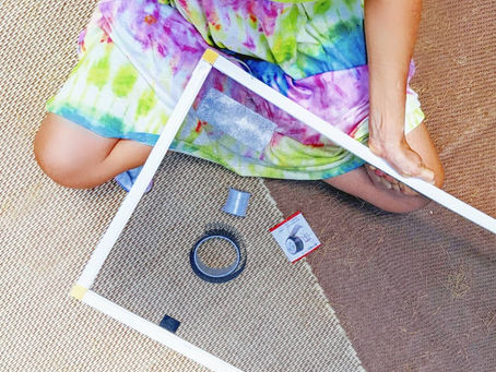 🏠 We have a couple screens that have rips and holes in them.