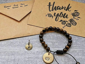 🖤  I love receiving &giving handmade jewelry so I was thrilled to receive this LOVE'S ANGEL WINGS..
