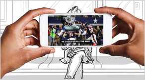 NFL Live broadcast storyboard