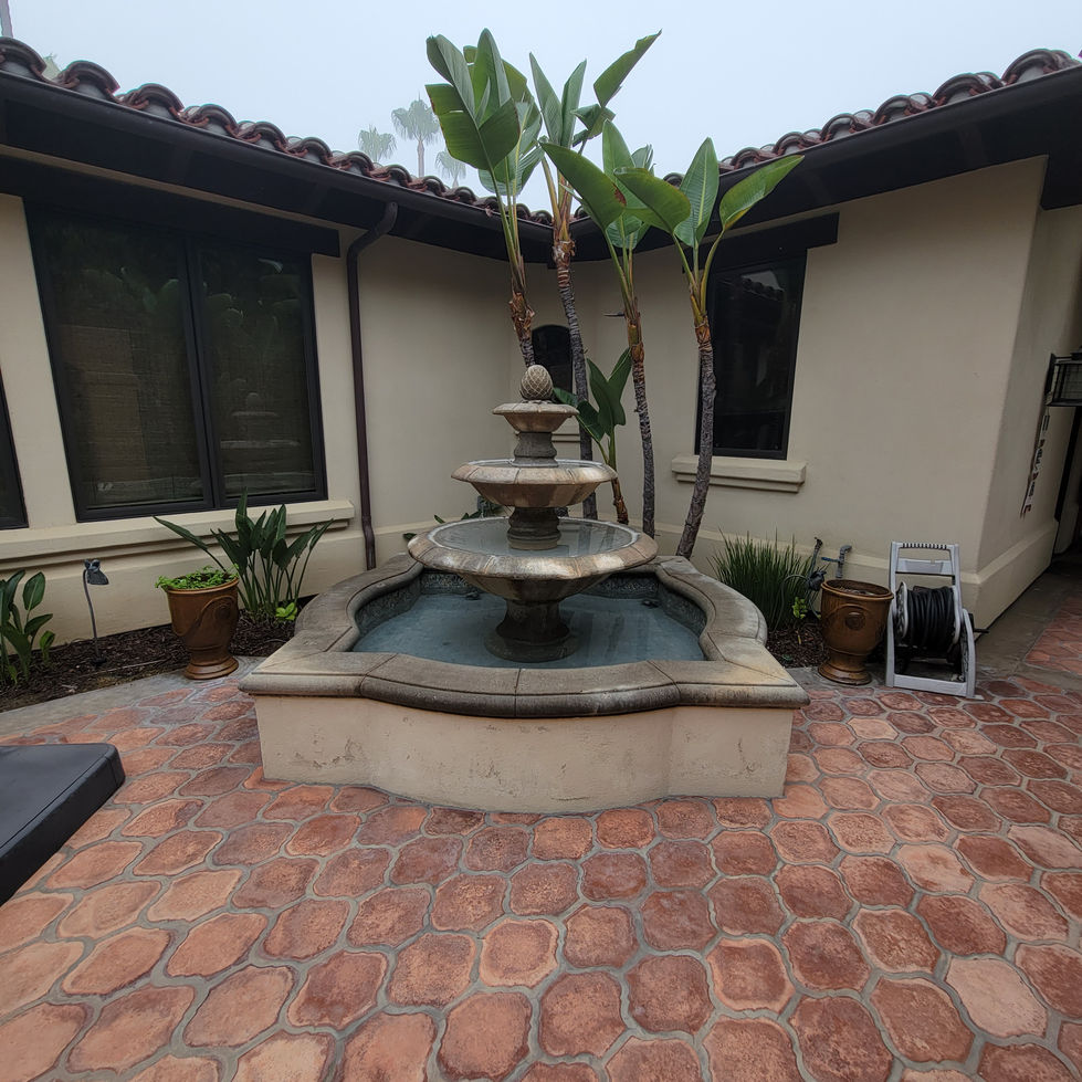 Spa Tile Before Install