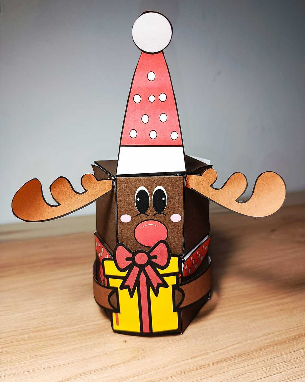 Miniatura: MONTA Y DECORA TU RENO DE DE NAVIDAD POP - UP