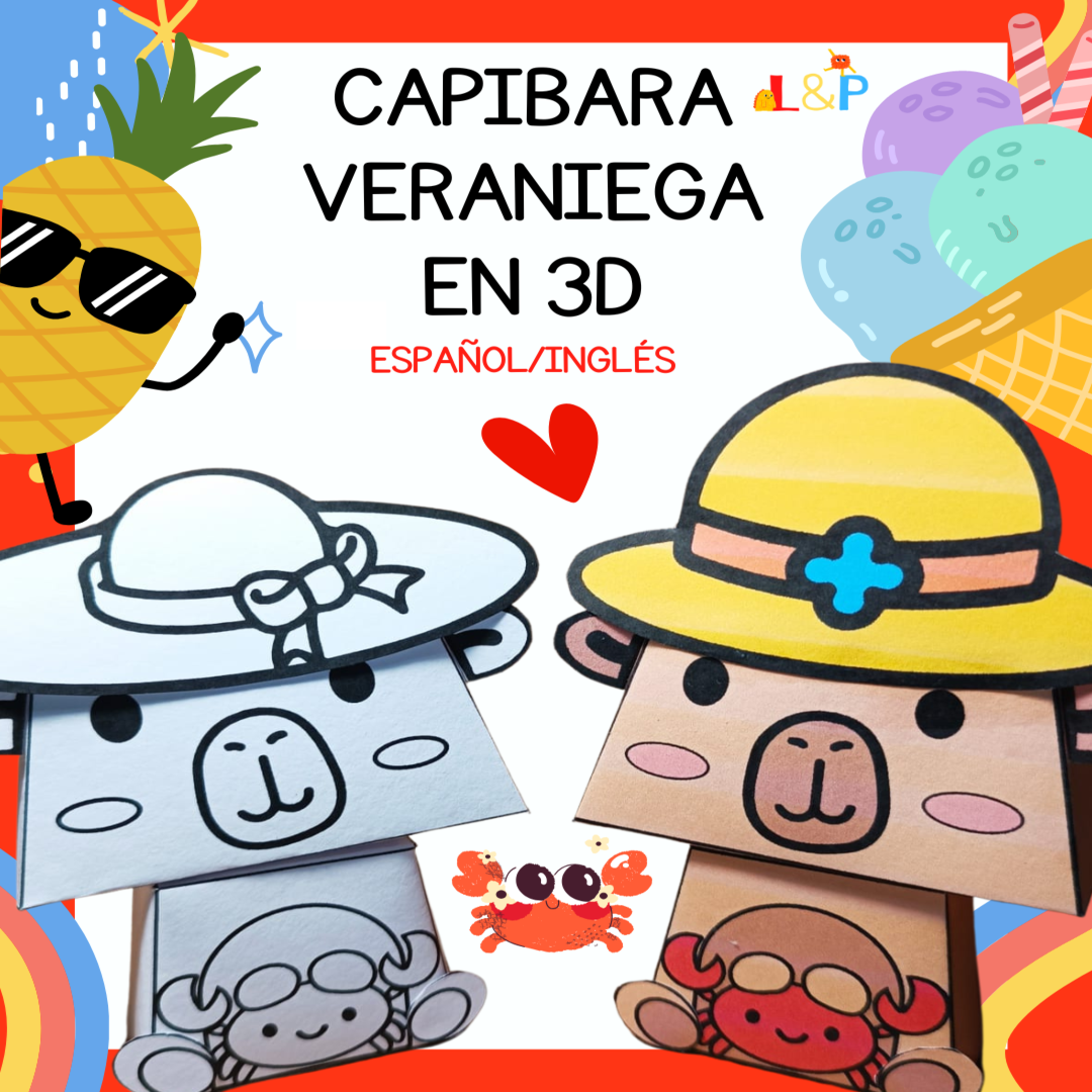 CAPIBARA VERANIEGA 3D