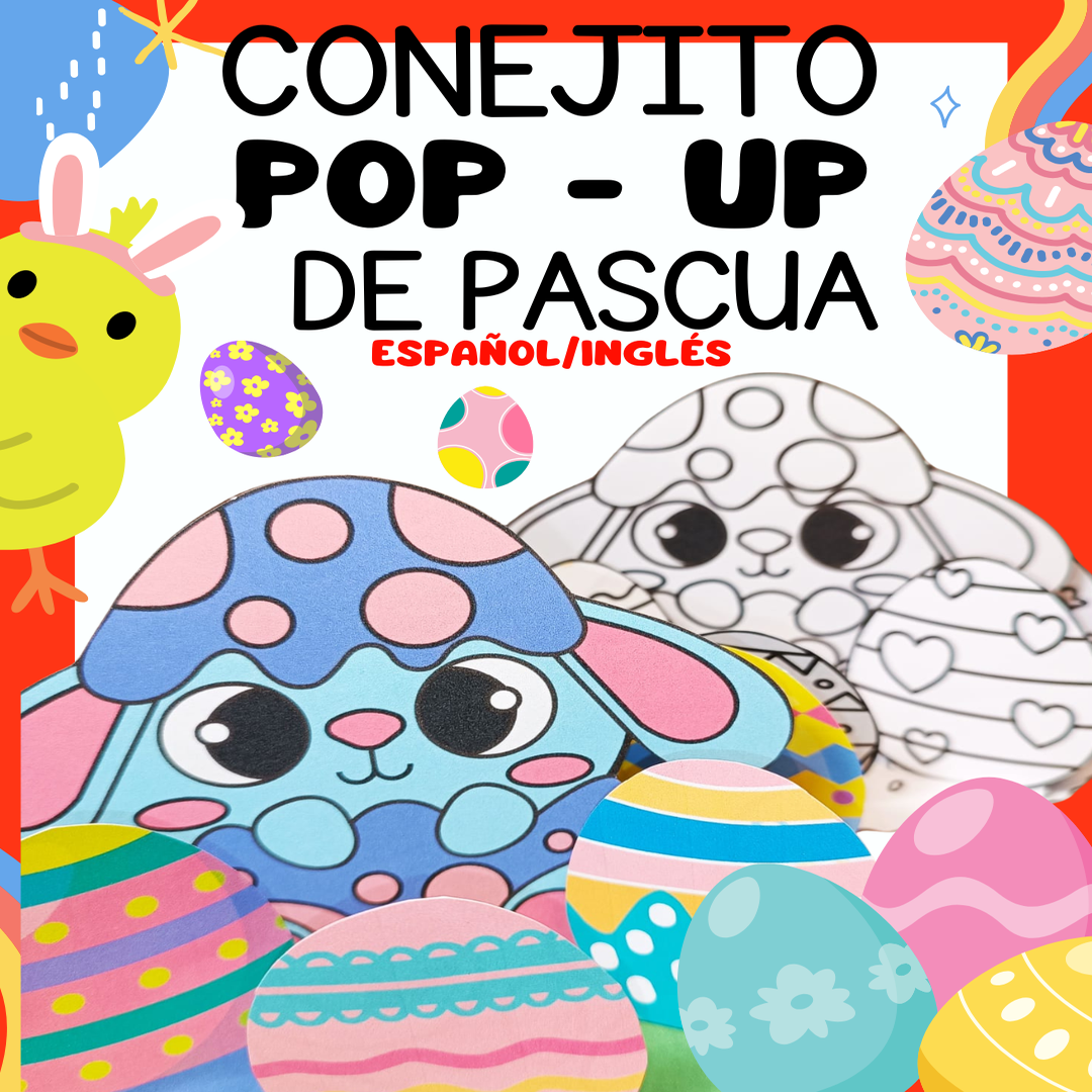 CONEJITO POP UP DE PASCUA