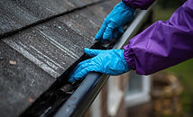Modern office building in the evening. Facade purple mirror_.jpg