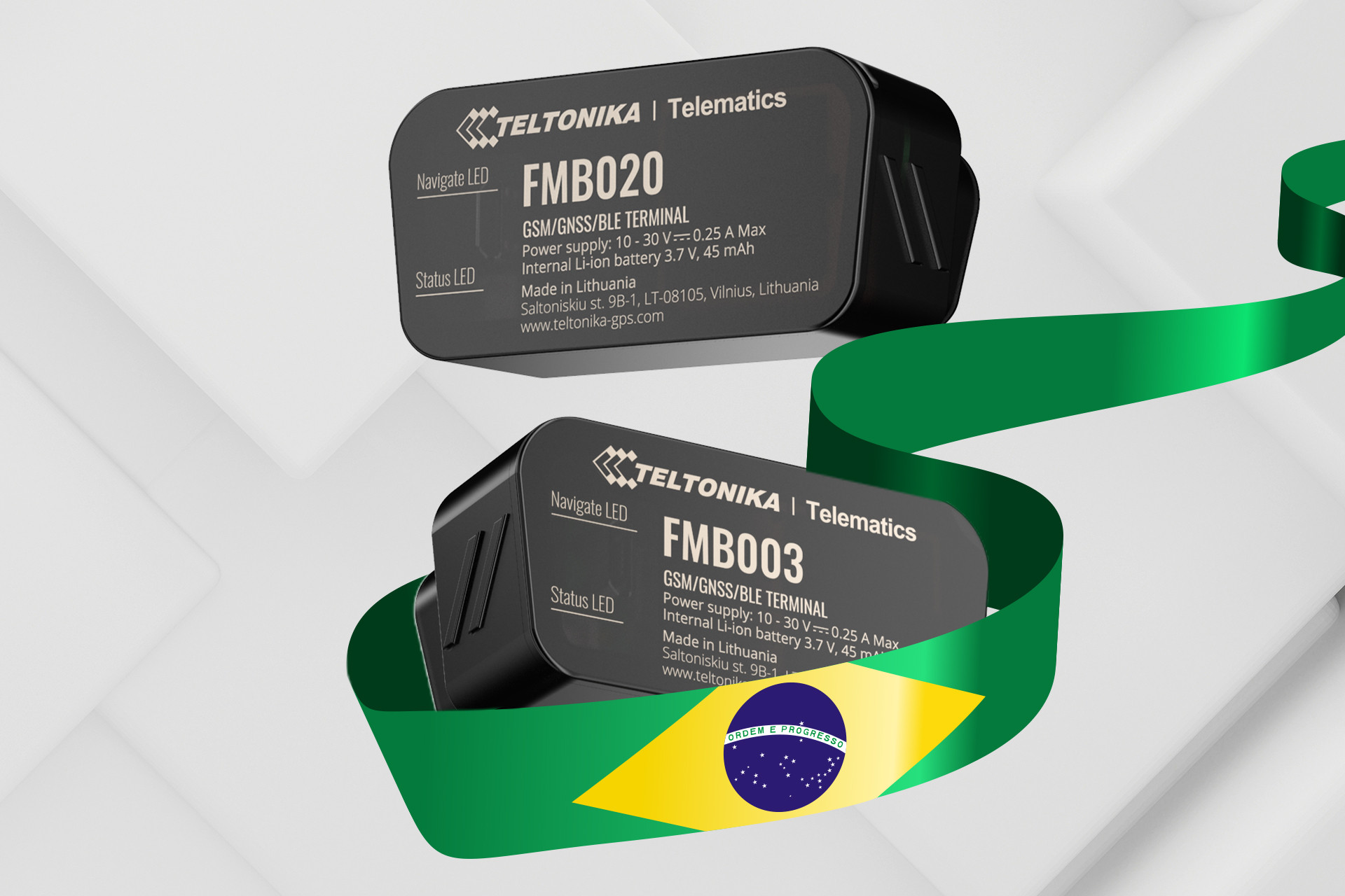 FMB003 und FMB020 von ANATEL zertifiziert