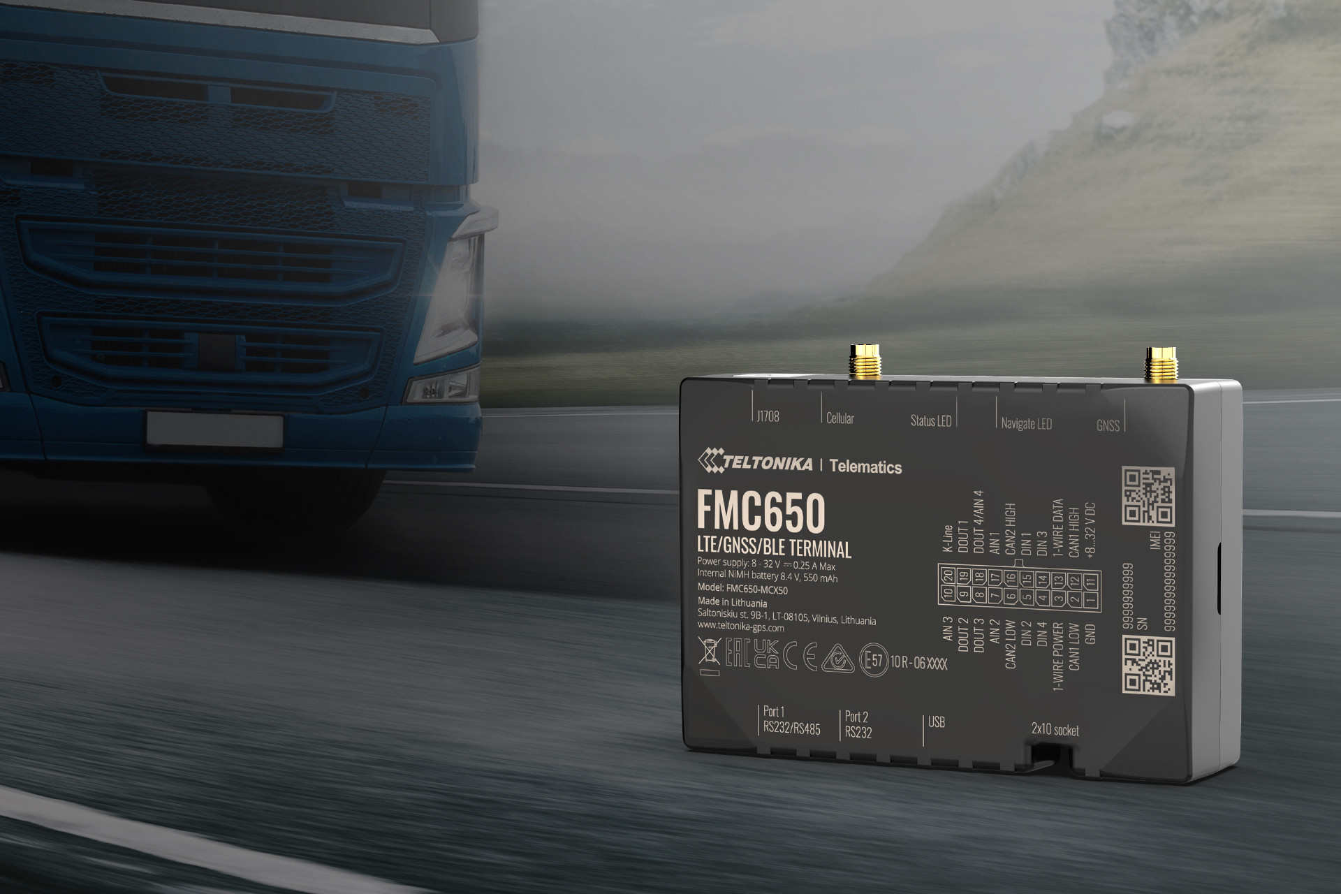 FMC650 – Neuer professioneller Fahrzeug-GPS-Tracker