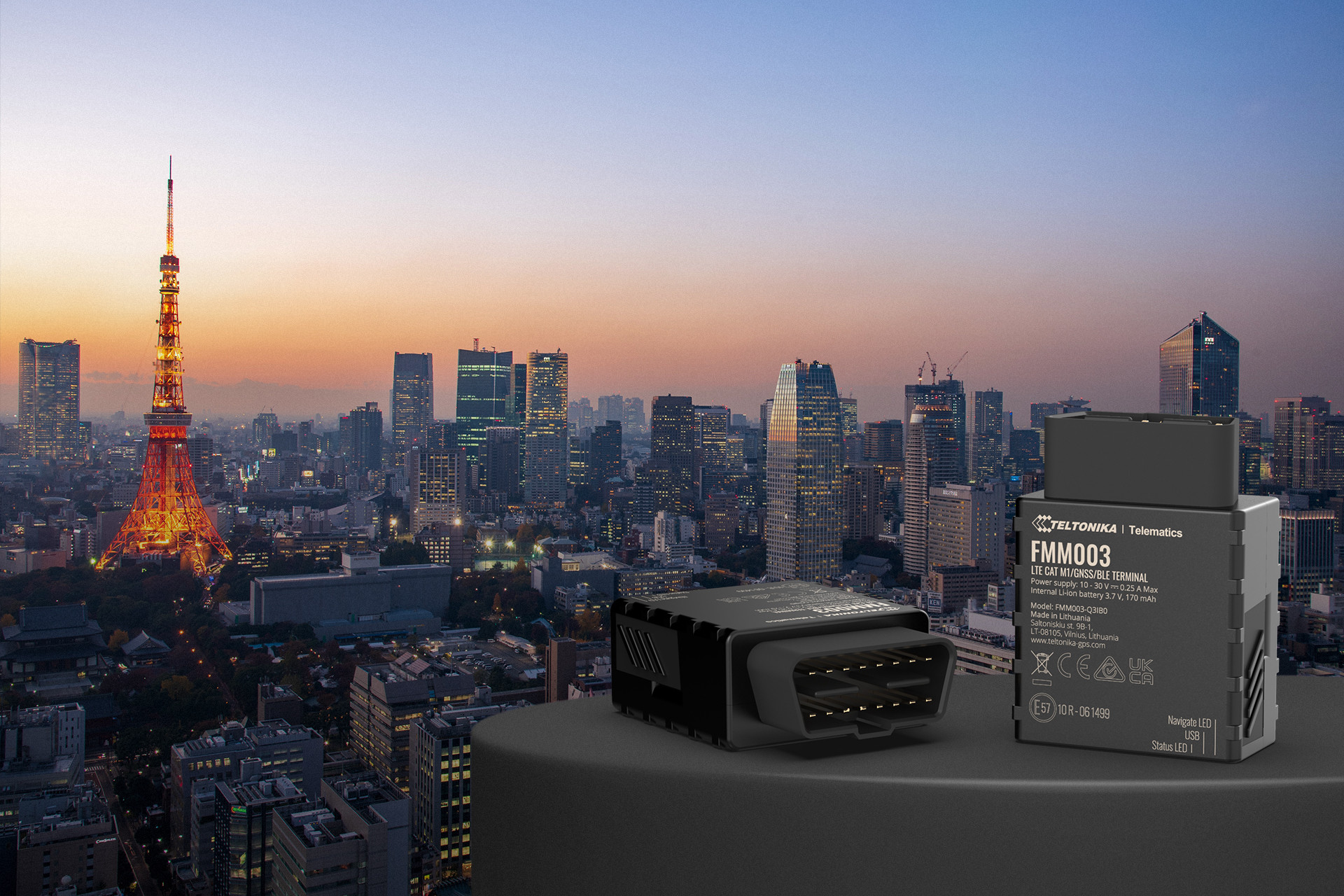FMM003 Tracker erhält TELEC- und JATE-Zertifizierung in Japan